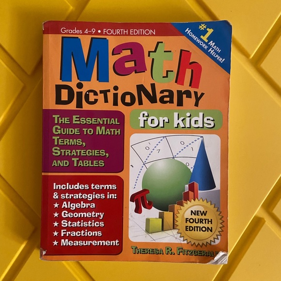 Other | Math Dictionary For Kids Grades 49 | Poshmark